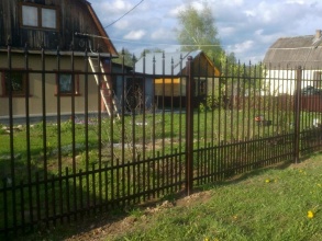 Сварные заборы с утрамбовкой щебнем 12 метров фото в Мытищах