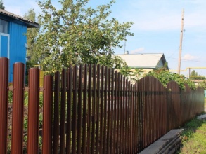 Забор из евроштакетника с утрамбовкой щебнем 48 метров фото в Мытищах